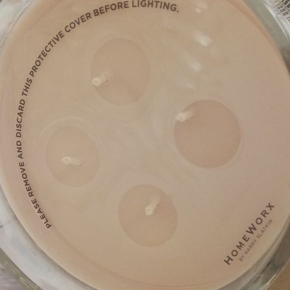 Candle set/homeworx by slatkin cinnamon- vanilla,4 wicks, New Scent,, set of 2 - Picture 10 of 11